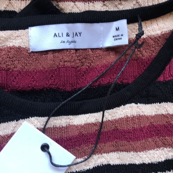 Ali & Jay Ribbed Minidress Size Medium - Picture 8 of 9